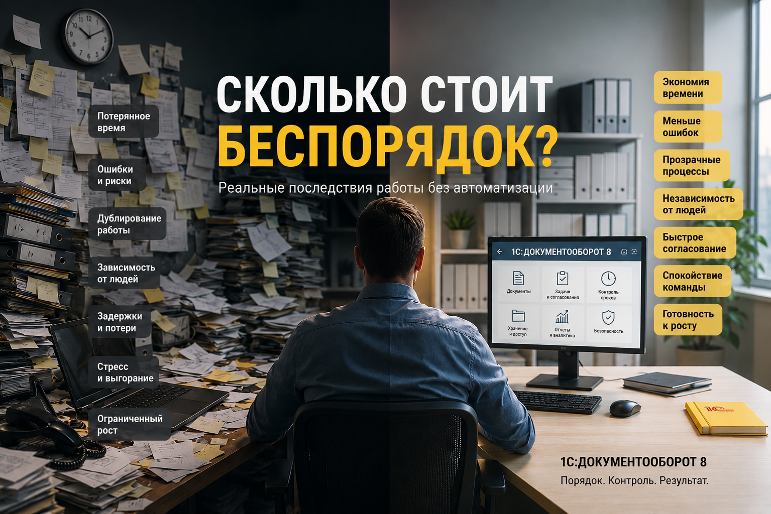Сколько стоит беспорядок? Реальные последствия работы без автоматизации